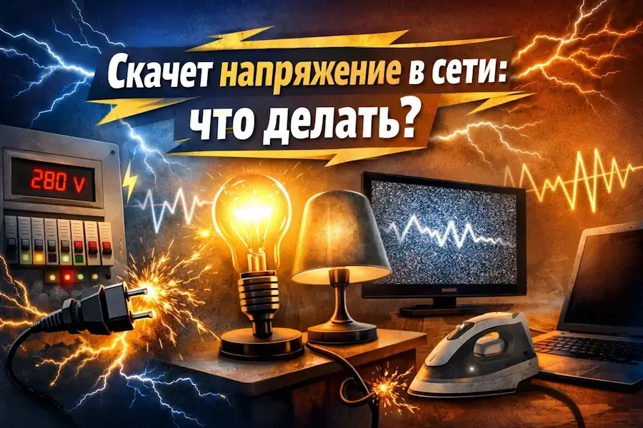 Скачет напряжение в сети: что делать?