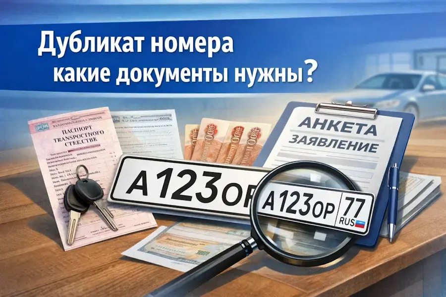 Дубликат номера: какие документы нужны?