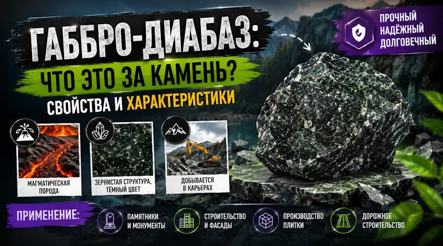 Габбро-диабаз: что это за камень? Свойства, характеристики, применение и месторождения