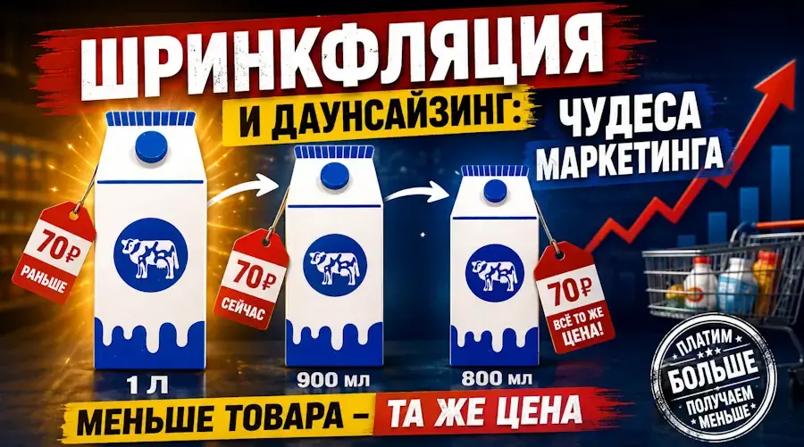 Шринкфляция и даунсайзинг: чудеса маркетинга