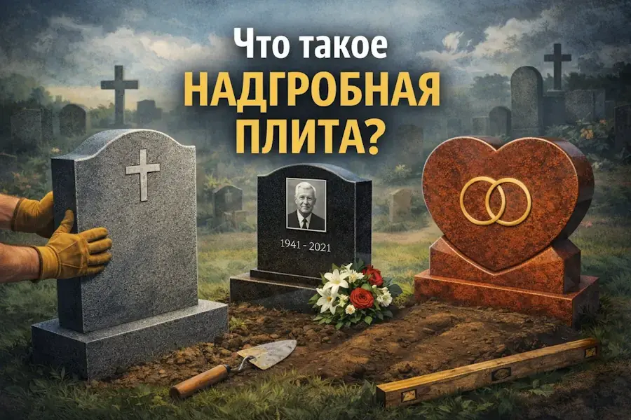 Что такое надгробная плита?