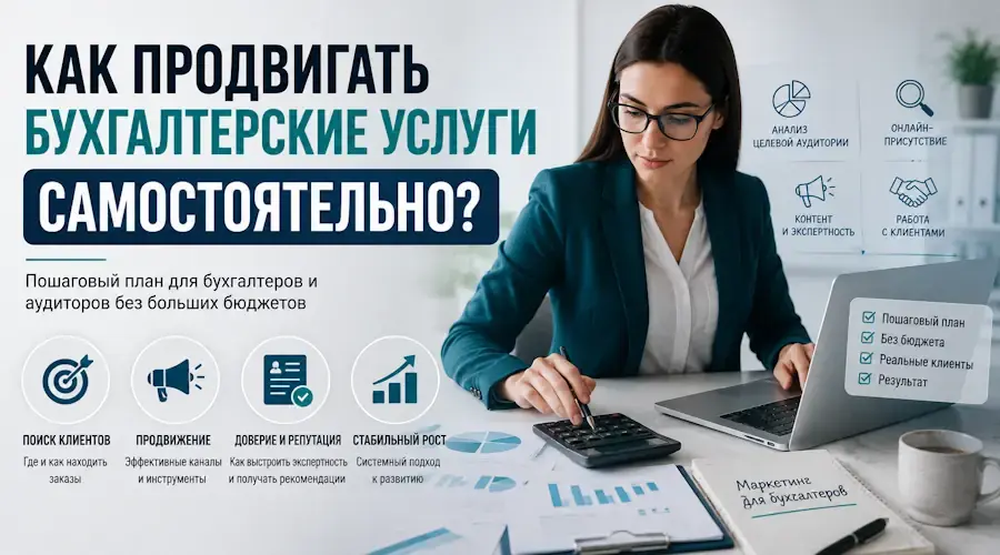 Как продвигать бухгалтерские услуги самостоятельно: 7 вариантов