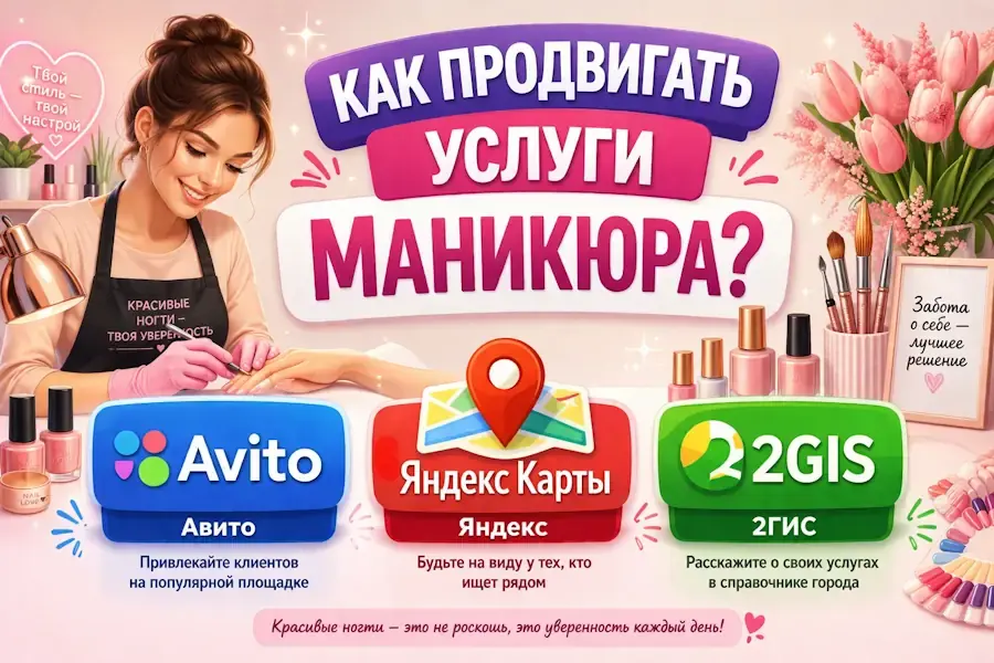 Как продвигать услуги маникюра в интернете? Актуальное.