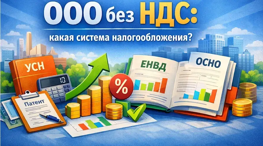 ООО без НДС: какая система налогообложения подходит в 2026 году?
