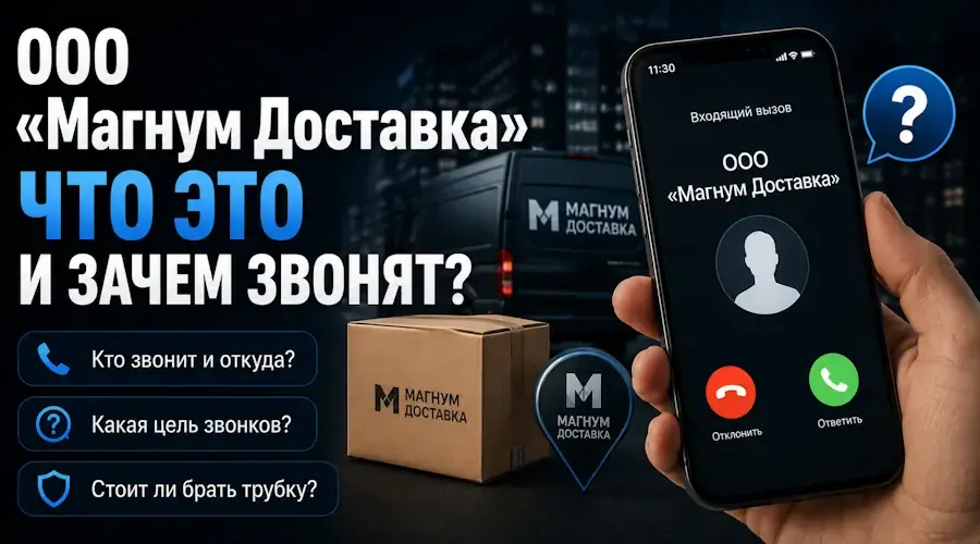 ООО «Магнум Доставка» что это и зачем звонят?
