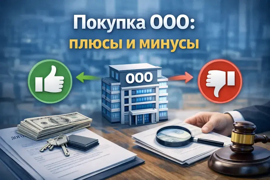 Покупка готового ООО: плюсы и минусы, о которых нужно знать.