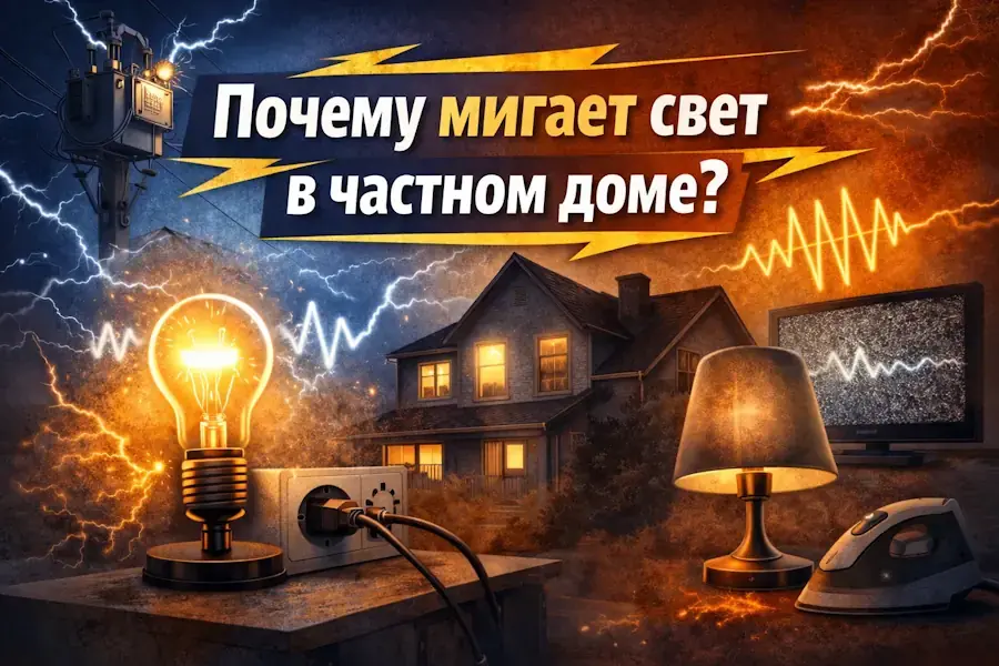 Почему мигает свет в частном доме: разбираем все причины и находим решение