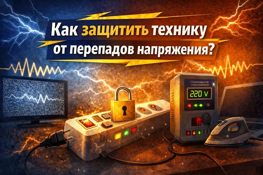 Как защитить технику от перепадов напряжения в доме: полное руководство