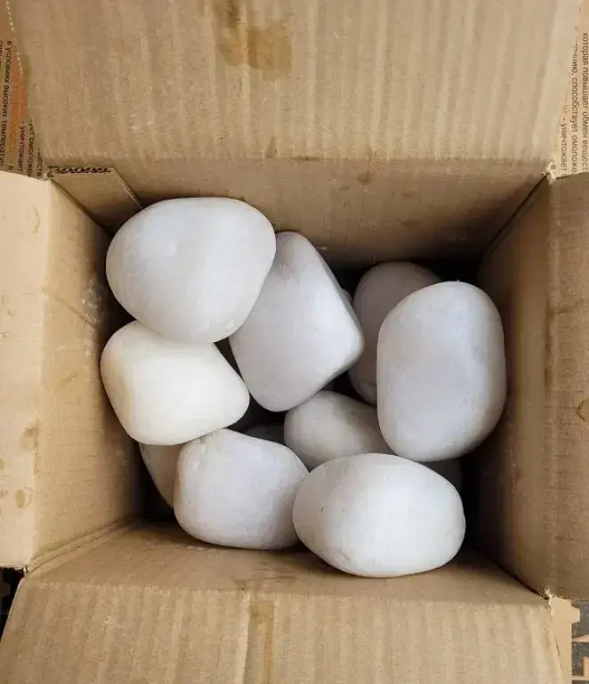 Кварц белый шлифованный