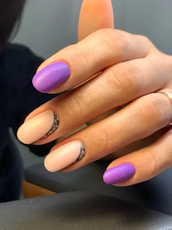 Маникюр + однотонное покрытие