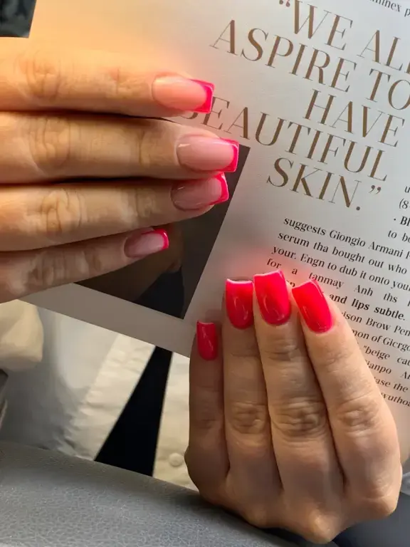 Маникюр + однотонное покрытие